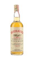 Bruichladdich 10 Year Old / Rinaldi Import / Bottled 1980s Islay Whisky