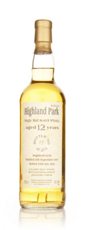 Highland Park 12 Year Old 1997 Cask 6258 Bladnoch