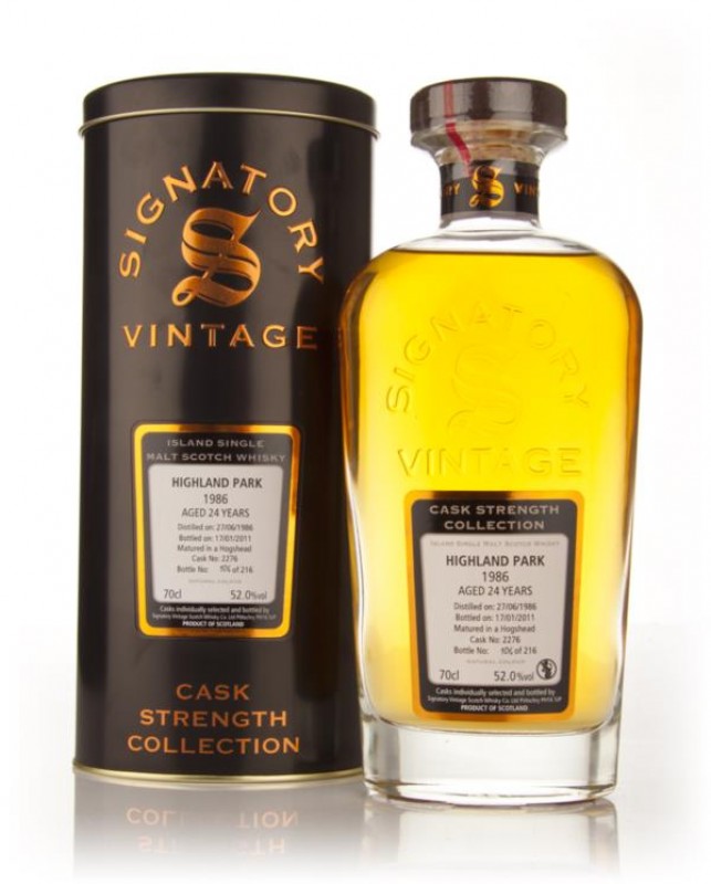 Highland Park 24 Year Old 1986 Cask 2276 Cask Strength Collection