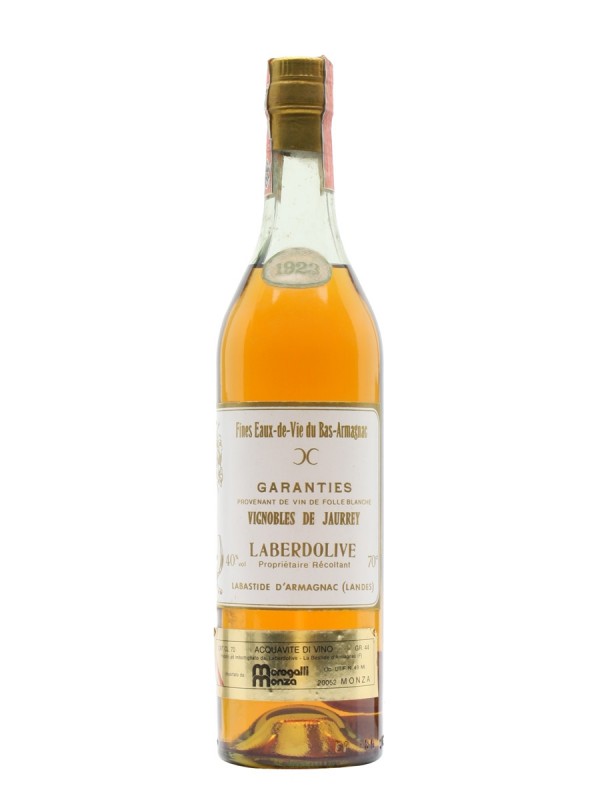 Vignobles de Jaurrey 1923 Armagnac / Bottled 1980s / Laberdolive