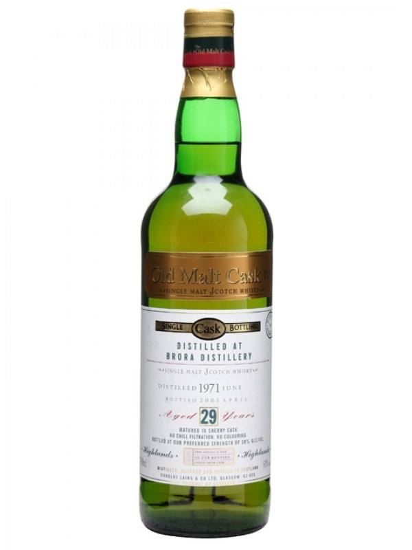 Brora 1971 29 Year Old Sherry Cask Douglas Laing Old Malt Cask